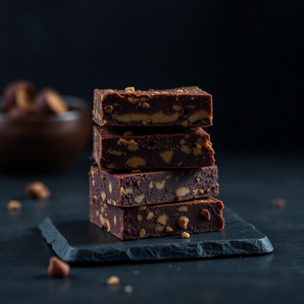 No-Bake Chocolate Protein Bars