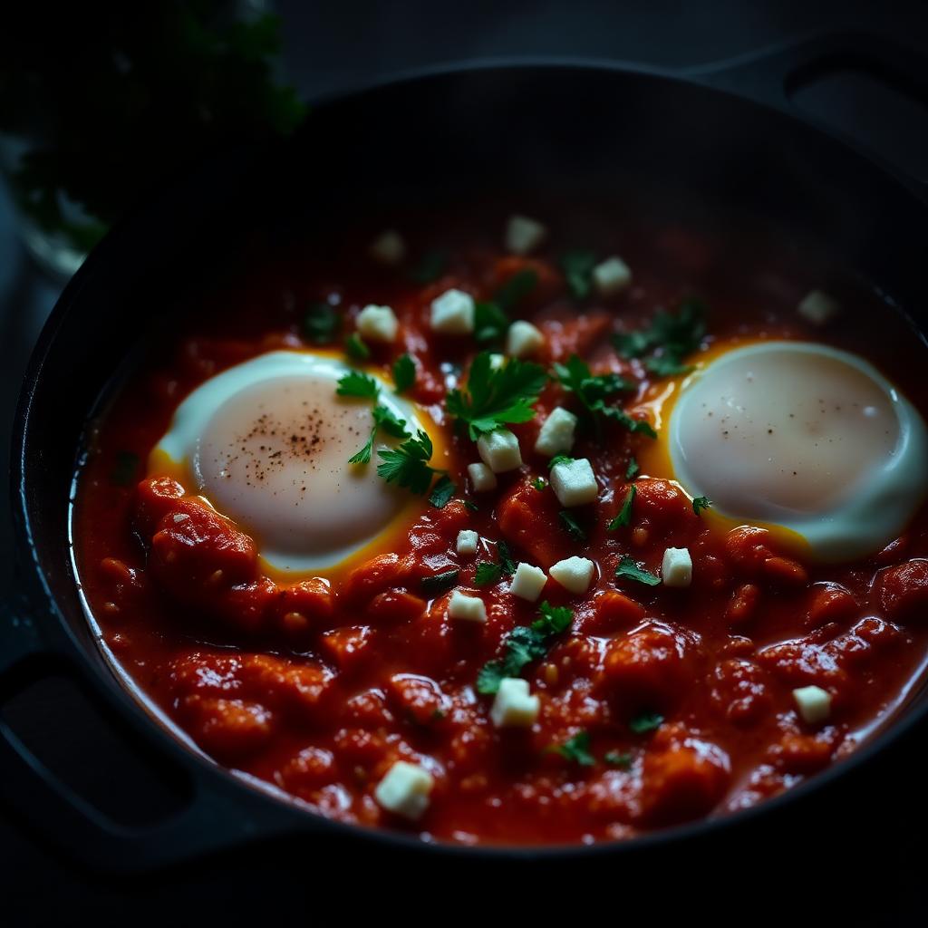 Spicy Shakshuka with Feta