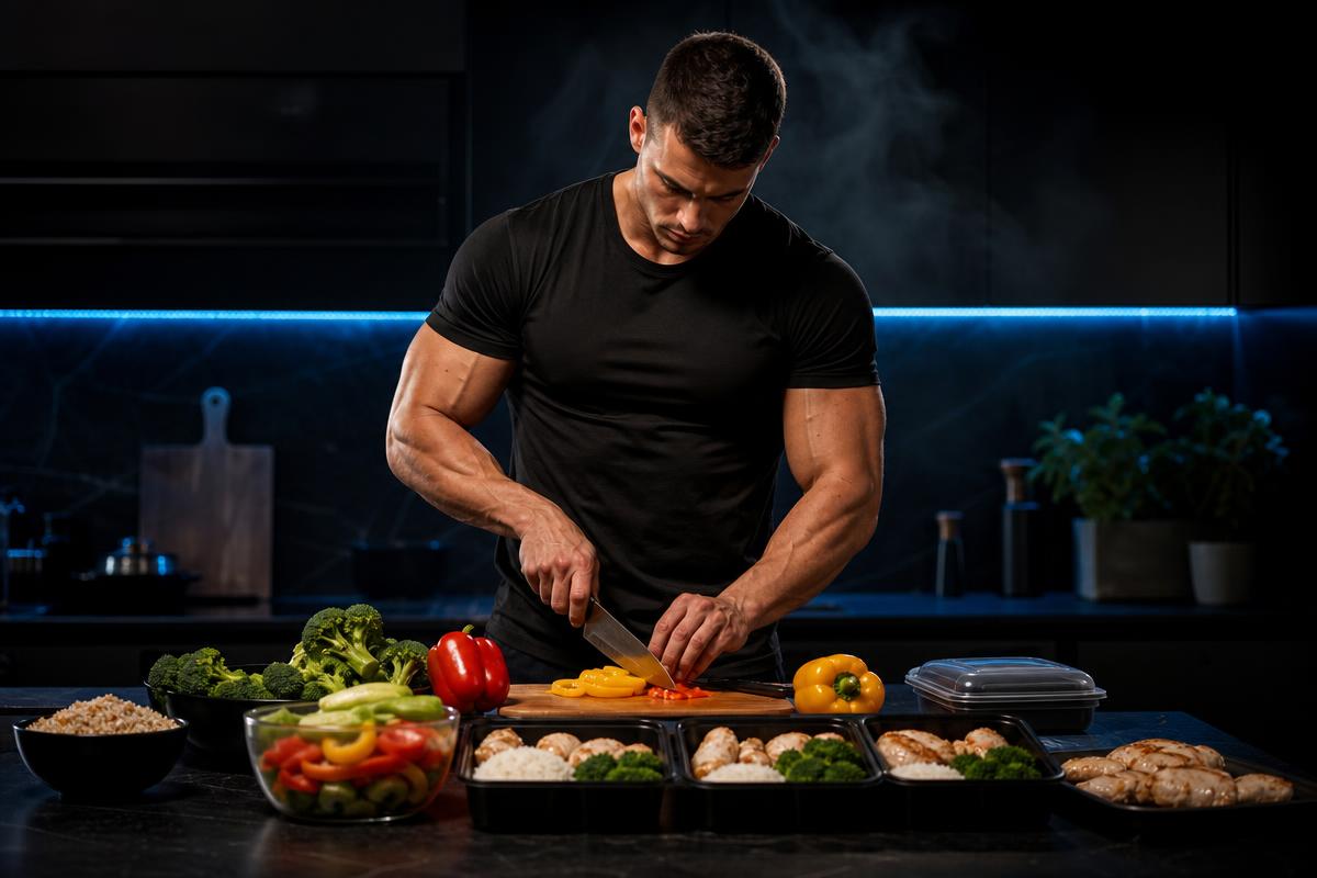 Athlete meal prep